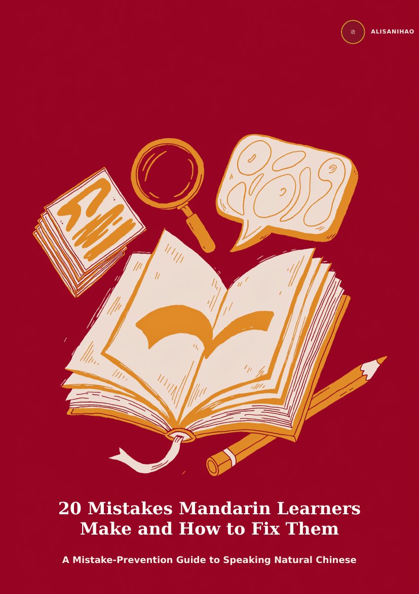 20 Mistakes Mandarin Learners Make and How to Fix Them cover